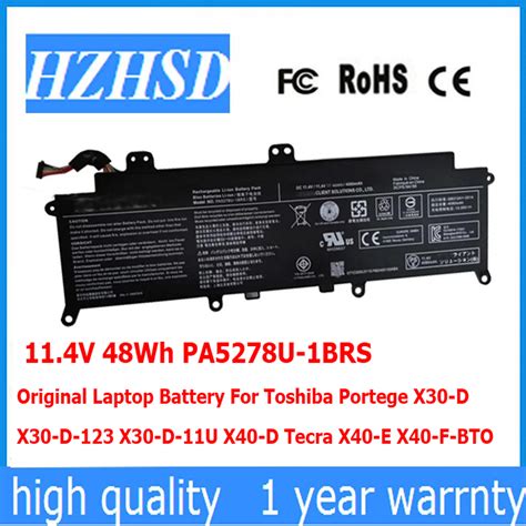 Bater A Original Para Port Til Toshiba Portege V Wh Pa U Brs