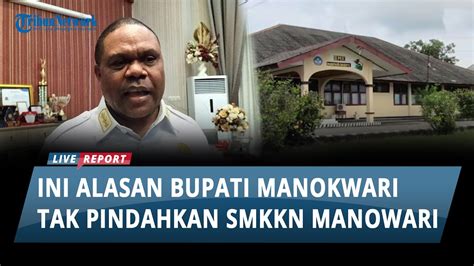 Bupati Manokwari Minta SMKKN Manokwari Tak Dipindahkan Ke Sorong Ini