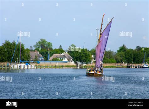 Zeesenboot A Traditional Wooden Sailing Boat At Zingster Strom Zingst