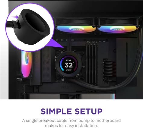 NZXT Kraken Elite 360mm RGB White AIO Liquid CPU Cooler RL KR36E W1 CA