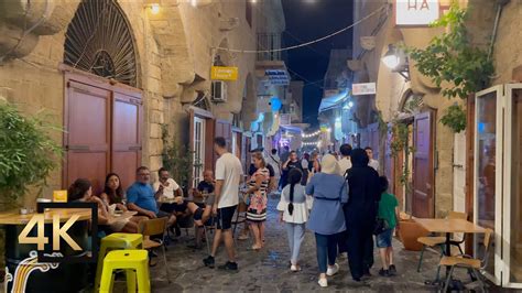 Lebanon Batroun Walking Tour 4k At Night البترون لبنان Youtube