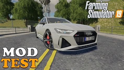 Mod Test Audi Rs W Farming Simulator Youtube