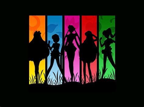 The Girls Sailor Scout Jupiter Girl Mars Anime Moon Venus Women