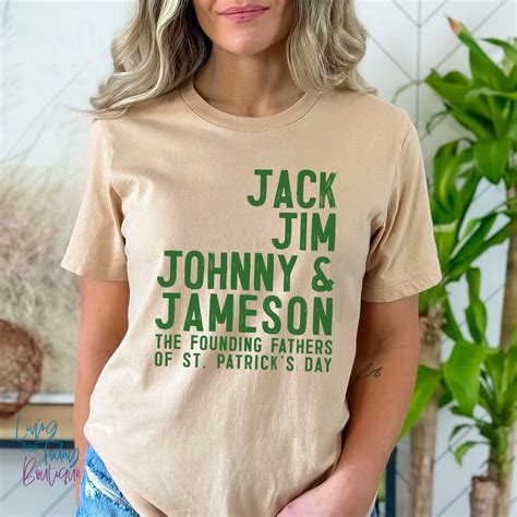 Jack Jim Johnny Jameson St Patricks Day Tee Funny St Patrick Day Shirt