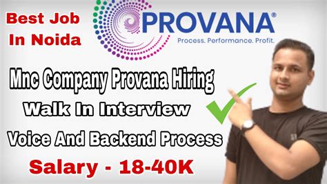 Mega Hiring In Provana Backend And International Voice Process