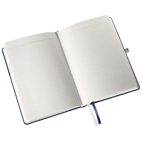 Cuaderno Con Tapas Duras Leitz Style 80 Hojas Cuadriculado 5 Din A5 Azul Titán — Kounterpro