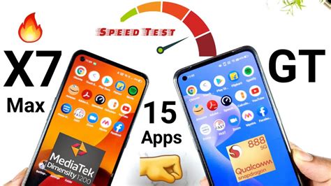 Realme X7 Max Vs Realme GT Speedtest Ram Management Realme Ui 3 0 Vs 2