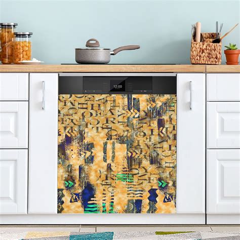 Leopard Camouflage Zebra And Combination Patterns Dishwasher Magnet