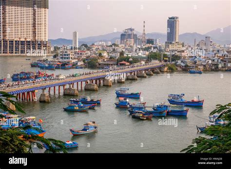 Vietnam, South Central Coast region, Khanh Hoa province, Nha Trang, fishing harbour, Xom Bong ...