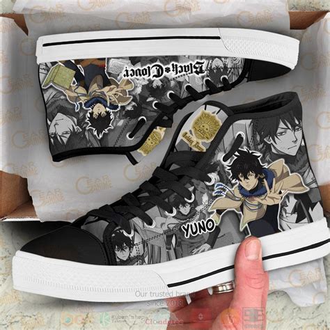 HOT Yuno Black Clover Anime Canvas High Top Sneaker Boxbox Branding Luxury T Shirts Online In USA