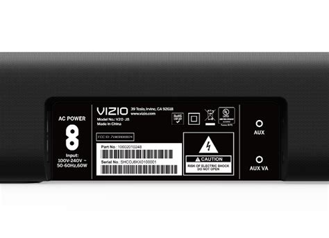 Vizio V Series Soundbar Manual