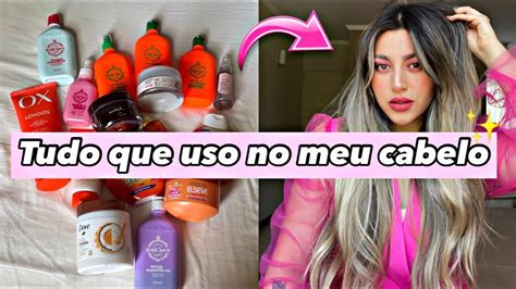 Tour Pelos Meus Produtos De Cabelo Youtube