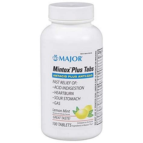 Viên Uống Hỗ Trợ Tiêu Hóa Major Pharmaceuticals Mintox Plus 100 Viên