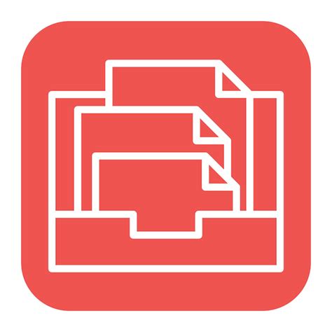 Crear Imagen Vectorial De Icono De Archivo Se Puede Usar Para