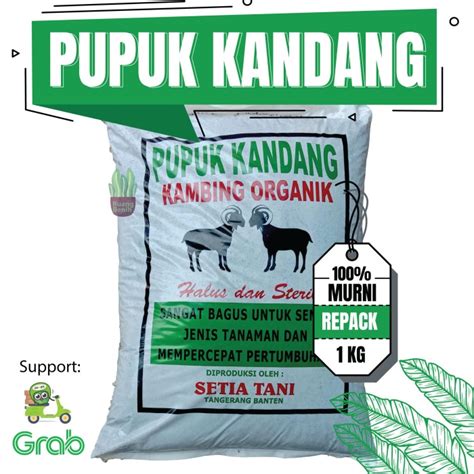 Jual Kohe Pupuk Kandang Kambing Repack Halus Siap Pakai Kg Pupuk