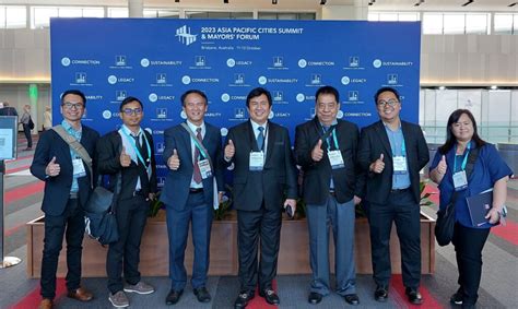 City Mayor Jay L Diaz And Lgu Officials At The Asia Pacific Cities