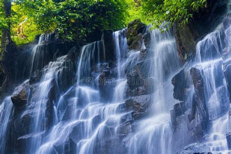 Kanto Lampo Waterfall in Bali Stock Image - Image of place, river ...