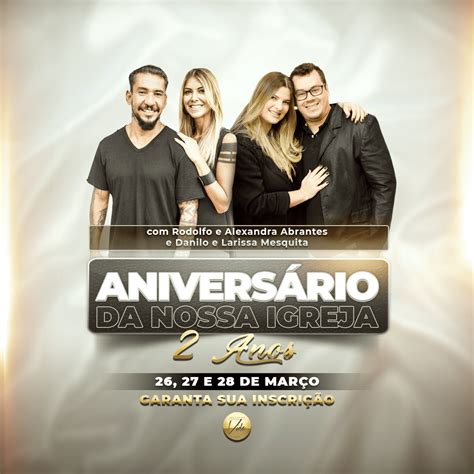 Arte De Aniversário Igreja Vida Bauru On Behance