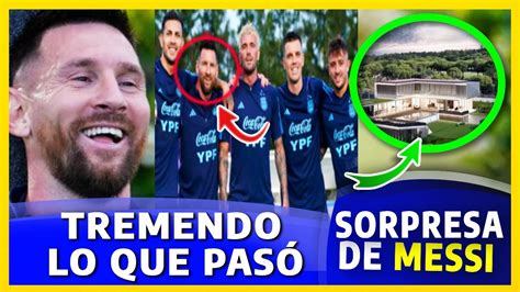 B0M BA INCREÍBLE GESTO de LEO MESSI Deja al Mundo Sin Palabras No