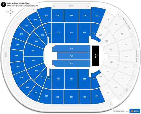 Sap Center Seating Charts For Concerts