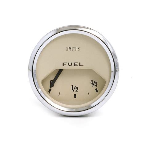 Smiths Classic Electrical Fuel Level Gauge Magnolia Dial Face Chrome