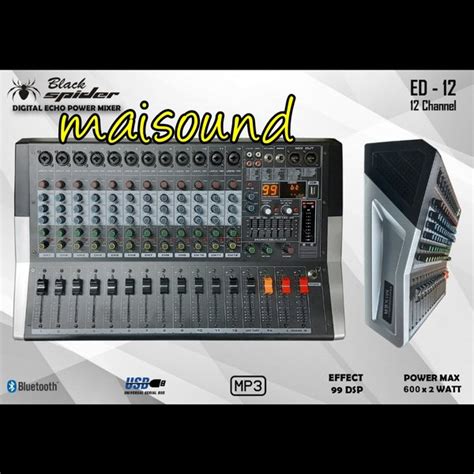 Jual Power Mixer Black Spider Ed Channel Mixer Blackspider Ed