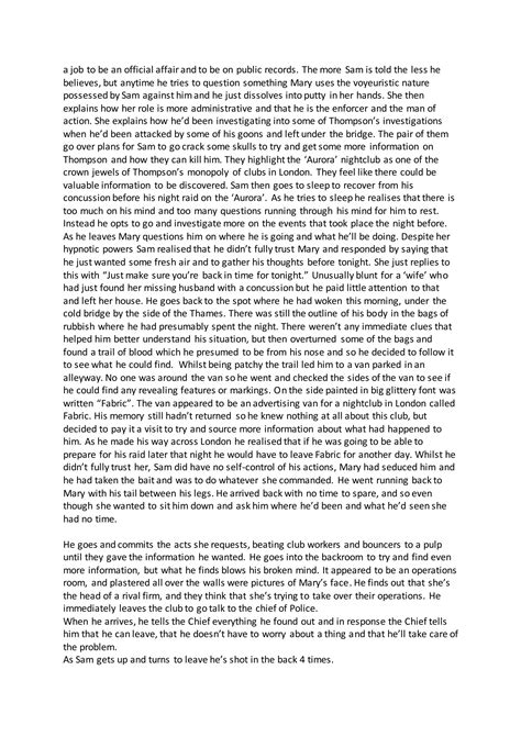 Plot for blackout | DOCX | Crime & Harmful Acts to Individuals, Society & Human Right Violations