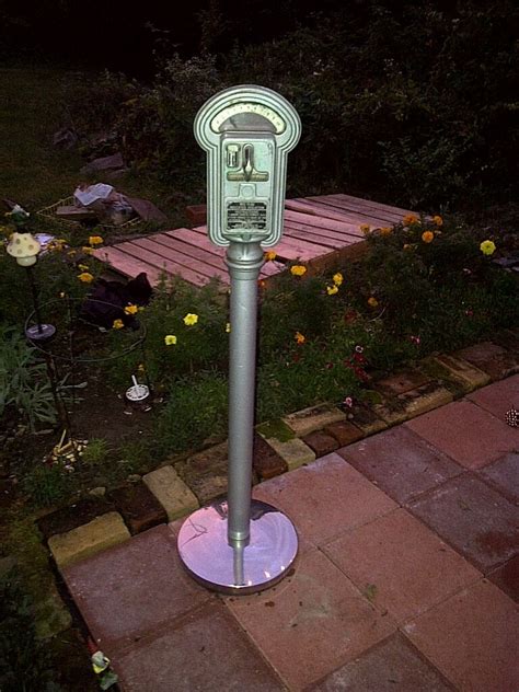 PARKING METER STAND WITH MOUNTING HARDWARE FOR DUNCAN POM ROCKWELL