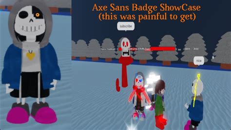 Roblox Undertale Aus Fight 2 Axe Sans ShowCase YouTube