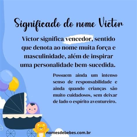 Significado Do Nome Victor