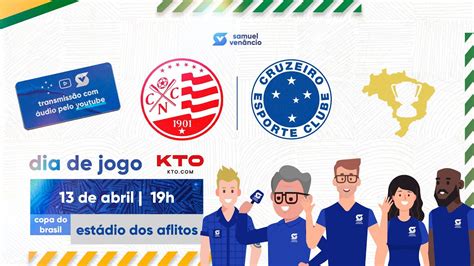 N Utico X Cruzeiro Ao Vivo Jogo De Ida Da Fase Da Copa Do Brasil