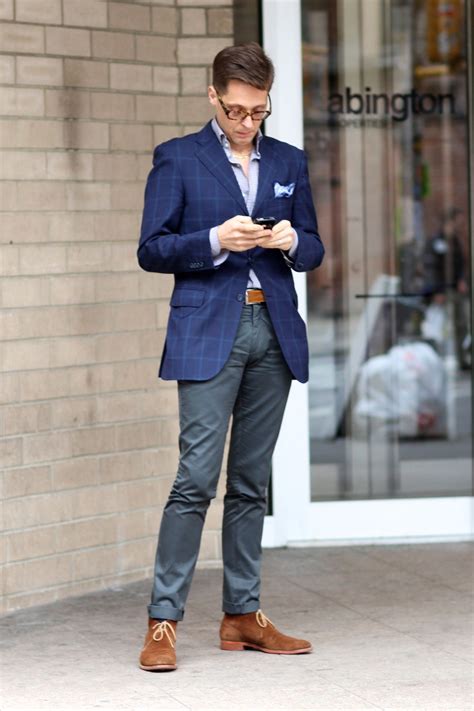 Como Combinar Un Blazer Azul Marino Hombre Moda Y Estilo