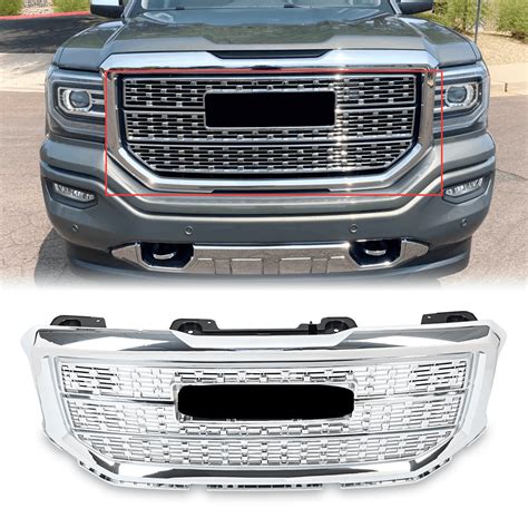 Kojem Upper Mesh Grille Denali Style Abs Plastic For Gmc