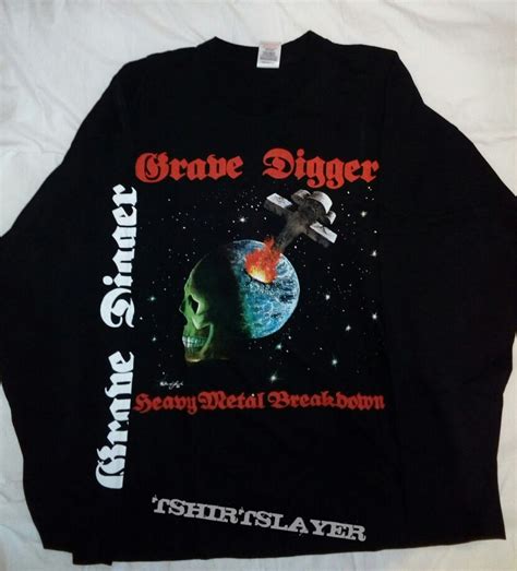 Grave Digger Heavy Metal Breakdown Long Sleeve Tshirtslayer Tshirt