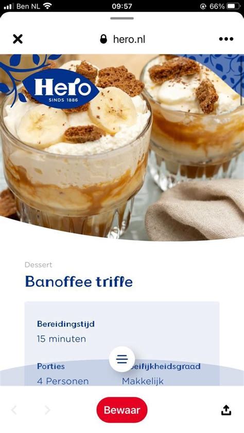 Pin Van Helma Faas Op Toetjes Toetjes Trifle Desserts