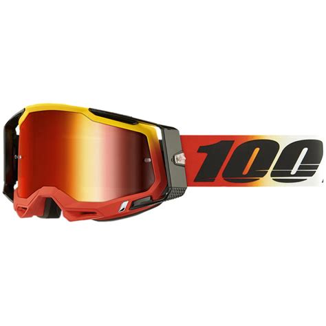 Crossbrille Racecraft Gen Ogusto Mirror Red Anti Fog