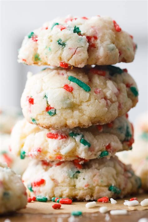 Christmas Gooey Butter Cookies Recipe Gooey Butter Cookies Holiday