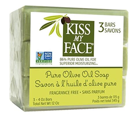 Buy Kiss My Face Olive Oil Fragrance Free Bar Soap Moisturizing Bar