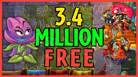 PLANTS Vs ZOMBIES 2 ARENA WEEK 234 HOCUS CROCUS TOURNAMENT 3 4m FREE