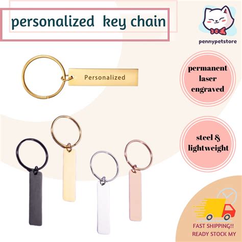 Keychain Kereta Ready Stock My Personalized Car Key Chain Fast