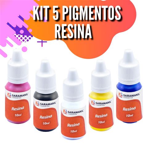 Kit Pigmento Para Resina Ep Xi E Artesanato P Mica Pownder