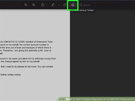 4 Ways To Add A Digital Signature In An Ms Word Document Wikihow