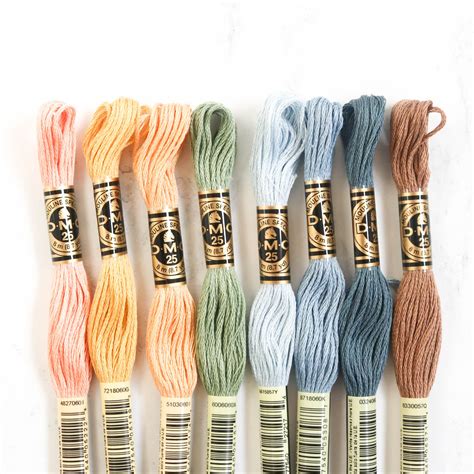 Dmc Embroidery Floss Color Palette Hygge Stitched Modern