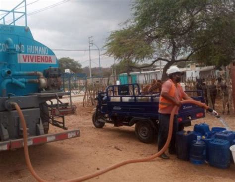 Tumbes Ministerio De Vivienda Entrega Agua Potable A Los Pobladores De