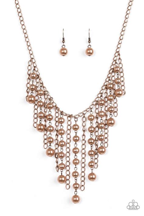 Paparazzi Stun Control Copper Necklace Paparazzi Blingbydanielle Paparazziaccessories