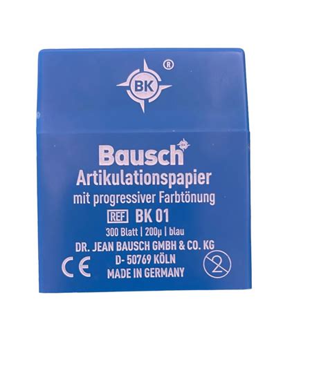 Papel Articular Bausch Azul Dep Sito Dental Amaredent