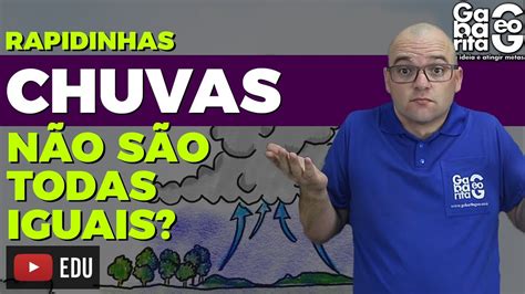 Quais S O Os Tipos De Chuva Geografia Rapidinhas Youtube