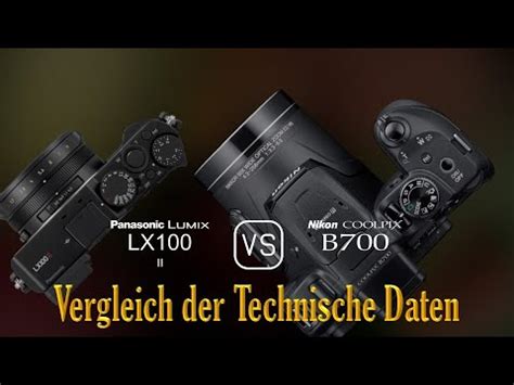 Panasonic Lumix Lx Ii Vs Nikon Coolpix B Ein Vergleich Der