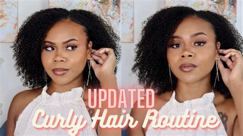 My Wash And Go Routine 3c 4a Curls Youtube