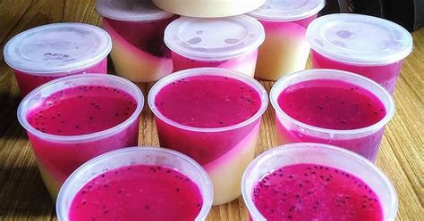 Resep Puding Coklat Susu Buah Naga Oleh Ninik Kitchen Cookpad